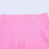 Striped silk texture MIDI skirt for women